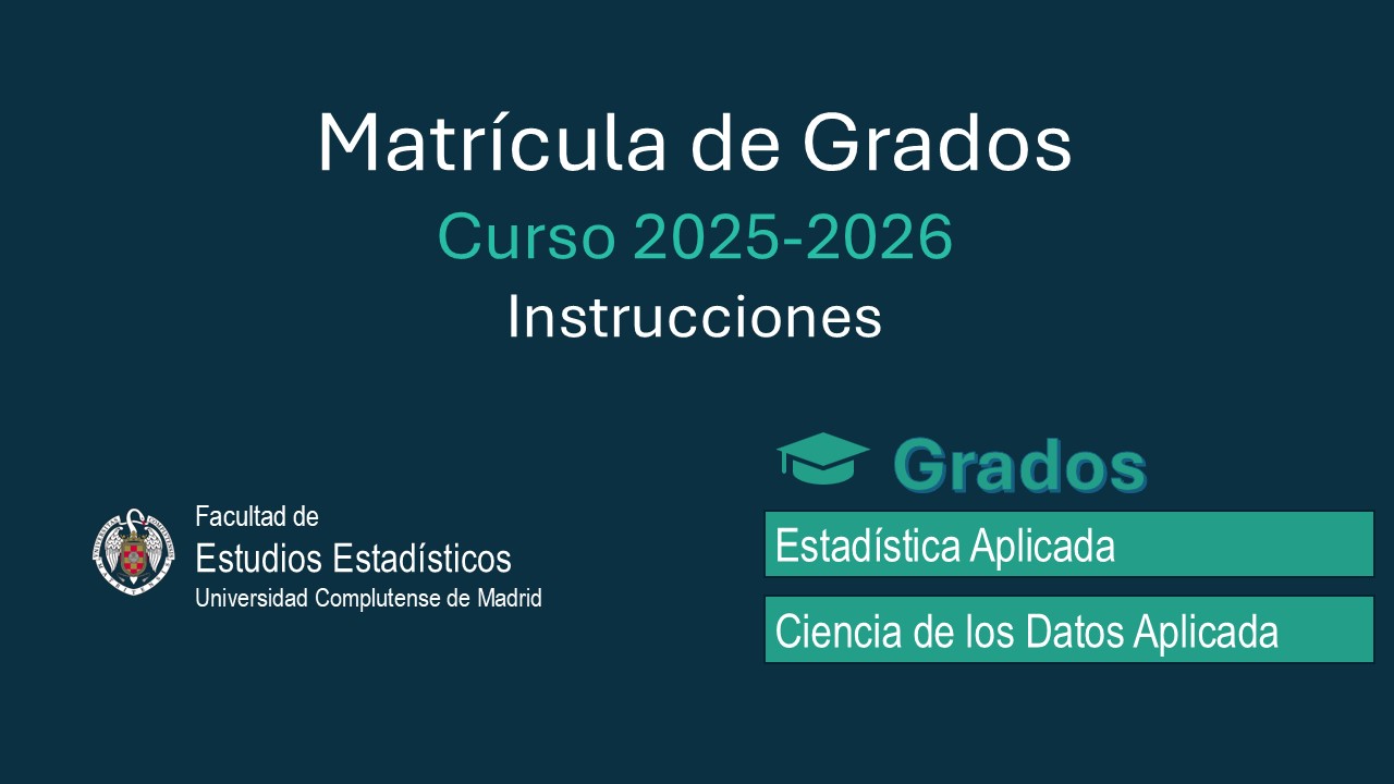 Instrucciones de matrícula